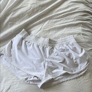 lululemon athletica White Athletic Shorts
